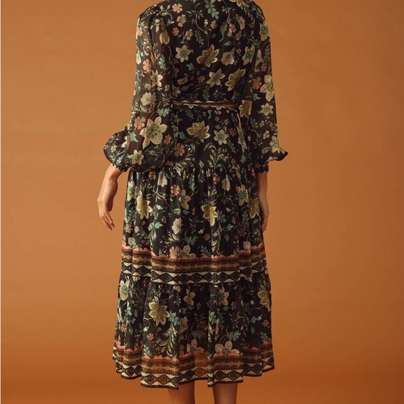 Floral Black Dress - Picture 2 of 5